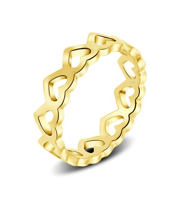 Gold Plated Silver Rings NSR-594-GP